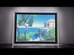 80000hrs LED Light Box Frame Exhibition Display با نور پشت پرده روشن شده