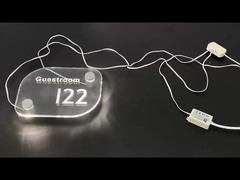 15mm 10mm لوله نون LED نور نشان عمودی افقی آویزان 12V روشن کردن نام نشان