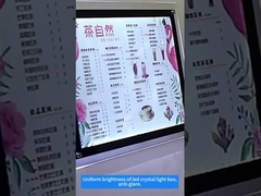 صفحه نمایش LED با روشنایی بالا 24 ولت کریستال A4 با صفحه نمایش