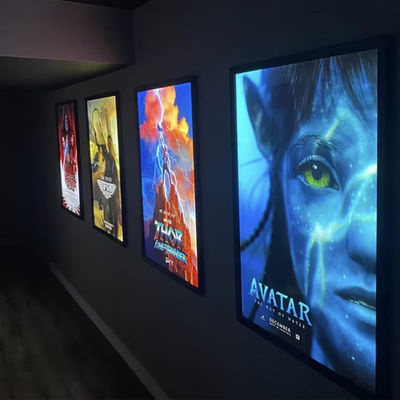 خرید تابلوی منوی رستوران های تبلیغاتی جعبه های روشن فیلم پوستر فریم Ultra Thin Led Light Box تولید آنلاین