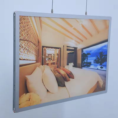خرید تبلیغات تجاری LED Light Box Sign Lightbox 1.2 کیلوگرم نمایشگاه های تبلیغاتی دو طرفه تولید آنلاین