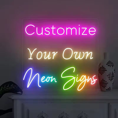 خرید صرفه جویی در مصرف انرژی LED Neon Sign Square Neon Flex Sign Board Cut By Shape تولید آنلاین