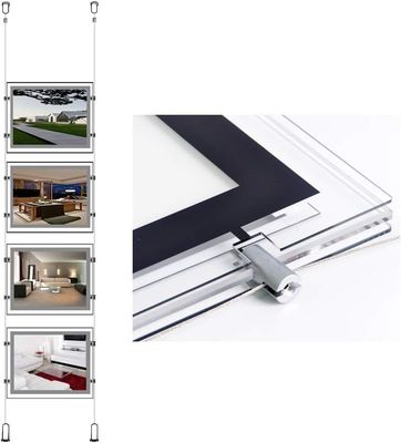 خرید A4 Landscape Crystal Light Box with Innovative Hidden Fixtures and Highest Brightness LED Backlit for Long Life No Maintenance تولید آنلاین