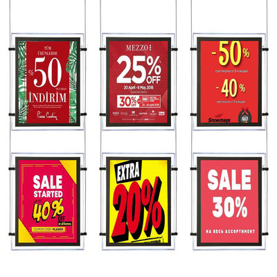 خرید جعبه نور کریستالی ممتاز با قاب های آلومینیومی بادوام، طراحی آسان برای استفاده و ظاهر مد روز برای تبلیغات تولید آنلاین