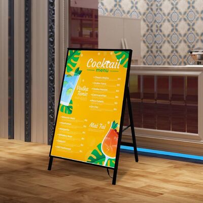 خرید جعبه نوری تبلیغاتی LED بسیار نازک و محکم و پایدار بدون نصب برای استفاده داخلی و خارجی تولید آنلاین