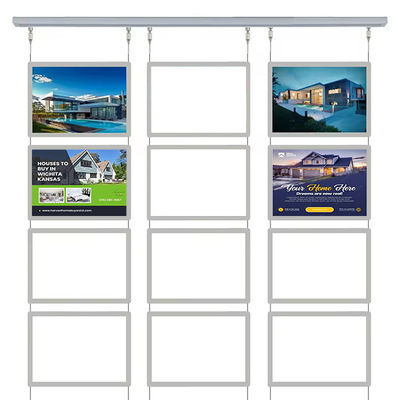 جعبه نور کریستالی آفاقی 210 X 297mm صفحه نمایش صفحه نمایش LED