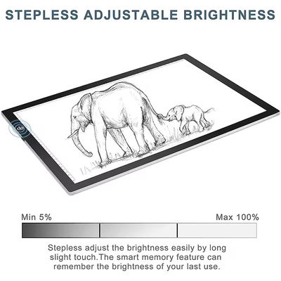 انیمیشن Ultra Slim Led Tracing Light Pad 210 X 297mm جعبه های نور تبلیغاتی