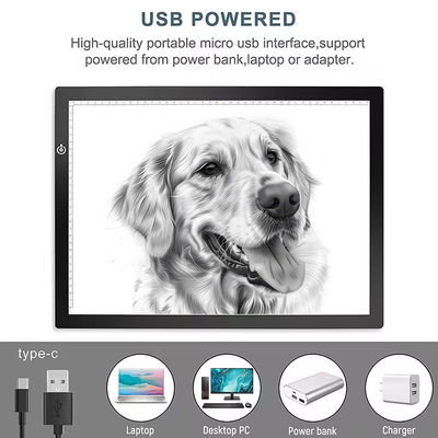 تابلو طراحی قابل حمل USB Power LED Tracing Light Box