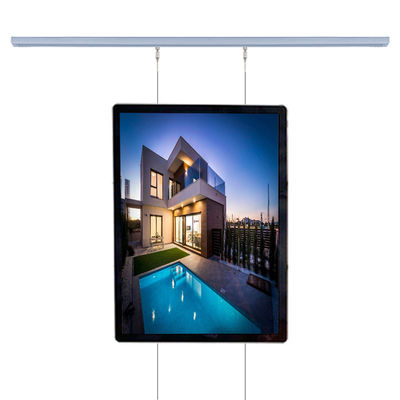 آلومینیوم املاک و مستغلات نمایش نور جعبه فریم Backlit آکریلیک تبلیغات کریستال Lightbox