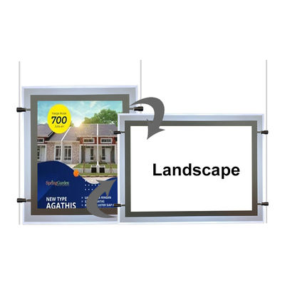 Factory Wholesale Led Lightbox Acrylic Slim Crystals Led Lightbox 