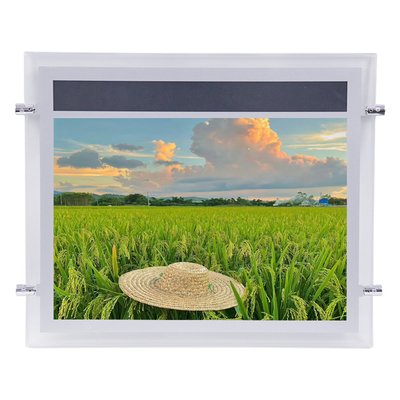 SMD LED Crystal Light Box Silver Advertising Neon Box 2835 پنل آکریلیک نوار ال ای دی