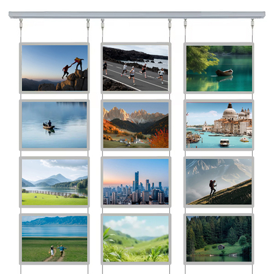 A4 Crystal Light Box Company Sign Wall Acrylic 2835 آلبوم های تبلیغاتی