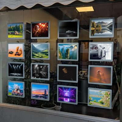 جعبه نور تبلیغاتی کریستالی ضدآب دو طرفه با استقامت بالا از جنس آلومینیوم