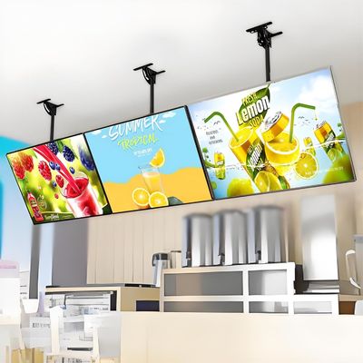 جعبه نور LED Ultra Slim A4 برای فضاهای تجاری 2835 نوار LED