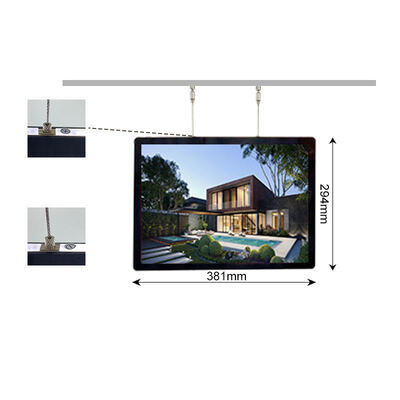 جعبه نور تبلیغاتی LED با پس زمینه Ultra Slim با اندازه سفارشی برای صفحه نمایش شفاف کریستال